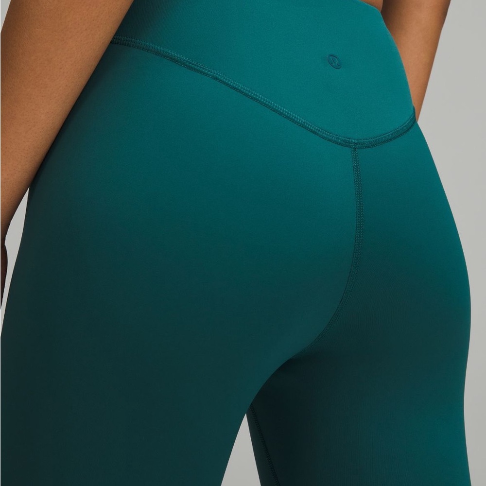 Lululemon Wunder under nulux Storm Teal Leggings